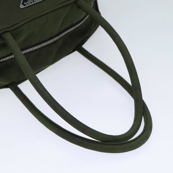 PRADA Hand Bag Nylon Khaki Auth 72642 - Picture 7 of 16